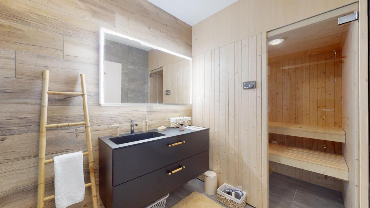 Apartment With Sauna And Mountain View Лойкербад Экстерьер фото