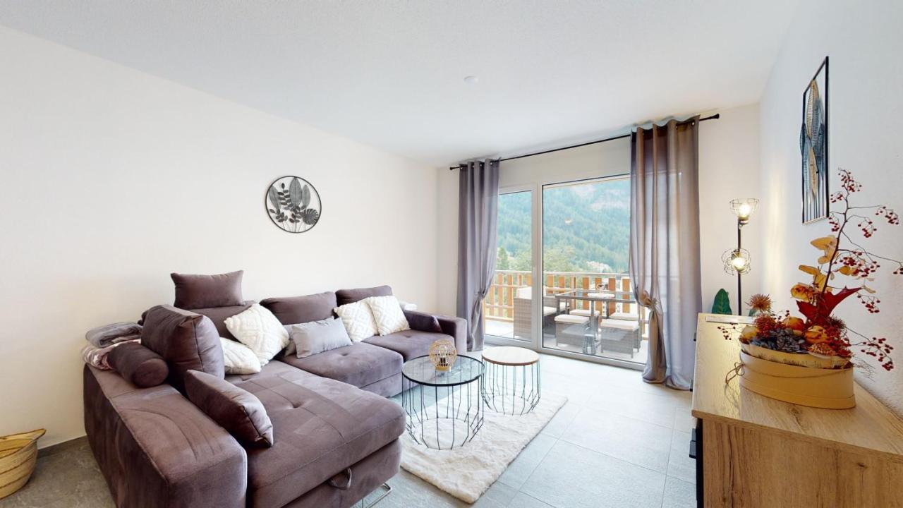 Apartment With Sauna And Mountain View Лойкербад Экстерьер фото